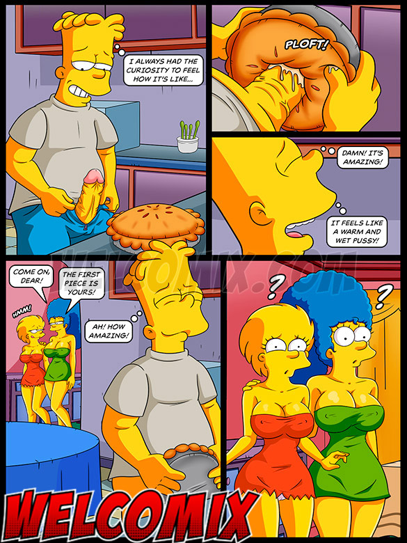 The Simptoons Margy's apple pie
