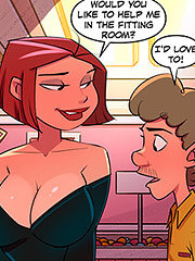 I'll start by taking off these panties so the clothes fit better - This is a Madhouse, Trying in the fitting room
